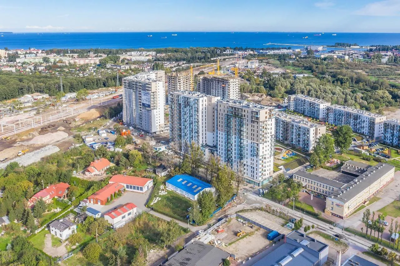 Hello Apartments Gdańsk Apartament Letnica z widokiem na morze Polska